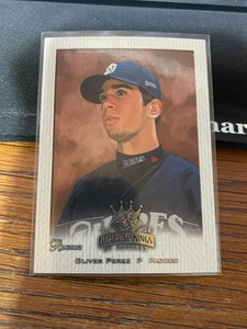 2002 Diamond Kings #153 Oliver Perez RC
