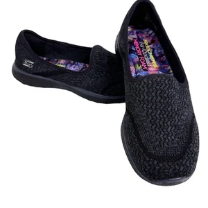 Skechers Womens Black Microburst - All Mine - Slip On Size 8 - Picture 1 of 7