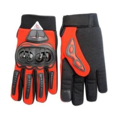 K2 Tactical Leather  Red Motorcycle Protection Gloves - Image 1 of 4