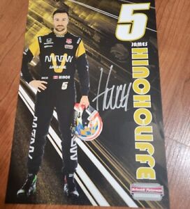 2015 JAMES HINCHCLIFFE signed Indy 500 Hero Photo Card Indycar