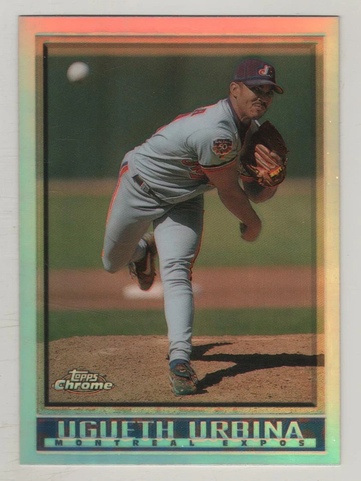 1998 Topps Chrome Refractor #396 Ugueth Urbina Montreal Expos BV$5 - Image 1 of 1