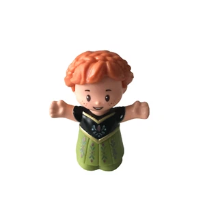NEW Frozen Anna Little People Fisher Price Figure Disney Green Black Dress - Picture 1 of 1