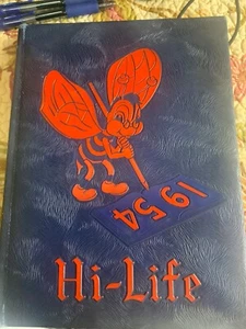 1954 Maury High School Jahrbuch Dandridge Tennessee 62 Seiten + Anzeigen einige Unterschriften - Bild 1 von 15