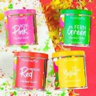 4X Herbal Gulal Holi Color With Natural Ingredient Pink, Red,Yellow, Green Color