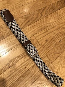 NEU Margaritaville Herren Condado Multi-Hellbraun Gewebt Geflochten Gürtel Medium 34-36 - Bild 1 von 6