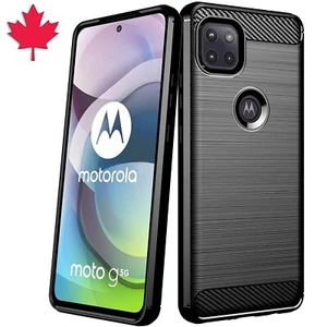 Coque arrière souple en fibre de carbone pour Motorola One 5G Ace 2021 / Moto G 5G 2020 - Photo 1 sur 11