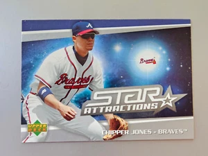 Chipper Jones 2006 Upper Deck Star Attractions Insert SA-CJ - Picture 1 of 7