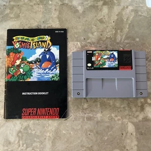 Super Mario World 2: Yoshi's Island SNES, 1995 Very Good Cartridge & Manual Only - Picture 1 of 11
