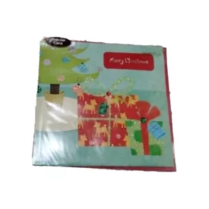 New PAPYRUS Merry Christmas with Glitter Boxes & Tree Card and Envelope - Picture 1 of 2
