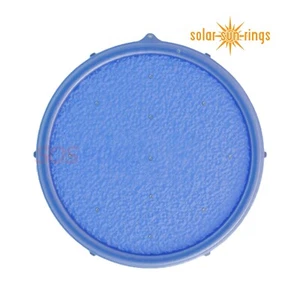 Solar Sun Rings Pool Cover | Plain Blue | 5' x 5' | SSR-BL-02 (1 Pack) - Picture 1 of 6