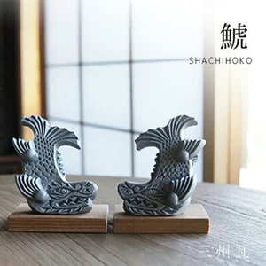 Japanese Tile Shachihoko Sanshu Onigawara From Japan - Picture 1 of 5