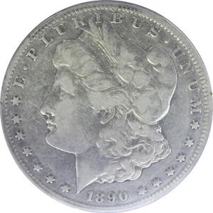 1890-CC F15, Morgan Dollar, PCGS 80616824 - Picture 1 of 4