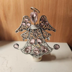 Pink Bejeweled Angel Nightlight - Picture 1 of 4