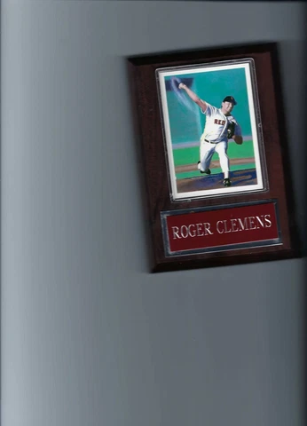 ROGER CLEMENS PLAQUE BASEBALL BOSTON RED SOX MLB   C Cover