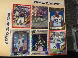 2019 donruss dominators plaid refractor kirk cousins vikings free ship - Picture 1 of 1