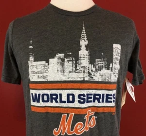 New York Mets 2015 World Series T-shirt NWT Womens Large Made in the USA - Picture 1 of 10