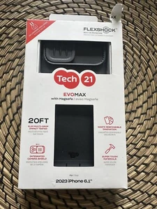 Tech21 Evo Max iPhone 15 -MagSafe - Impact Case - Lanyards Included - Black - Picture 1 of 2