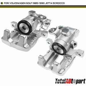 2x Disc Brake Caliper for Volkswagen Golf 1985-1990 Jetta Scirocco Rear LH & RH - Picture 1 of 8