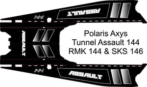 POLARIS AXYS TUNNEL decal GRAPHICS 600 RMK switchback assault 144 Wrap - Picture 1 of 1