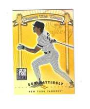 2001 Donruss Elite Passing the Torch #PT15 Don Mattingly /1000 Yankees HOF