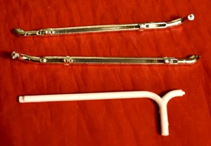 AMT 1955 Chevy Bel-Air Hard Top Side Pipes 1/16 - Picture 1 of 1