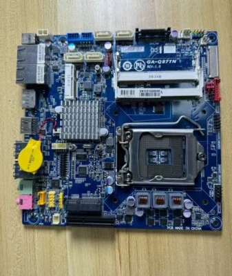 MINI-ITX For Gigabyte GA-Q87TN DDR3 Motherboard LGA1150 Intel Q87 - Image 1 of 2