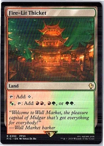 Fire-Lit Thicket R Commander: FINAL FANTASY 392 Near Mint - Picture 1 of 1