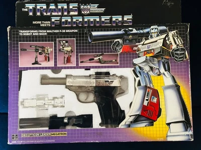 1984 G1 Transformers Vintage NM Megatron Pre-Rub 100% Complete w/ Box & Insert - Image 1 of 4