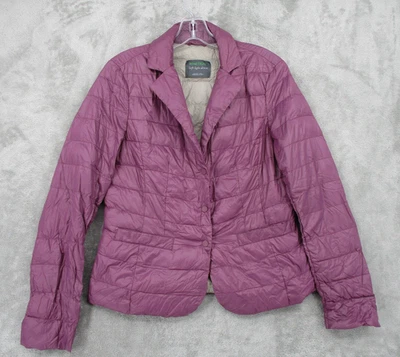 Chaqueta Benetton para mujer mediana suave plumón ligero acolchado acolchado bolsillos embalables Foto 1 de 4