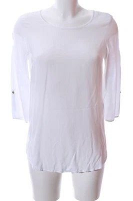 VERO MODA Blusa caída Mujeres Blusa Talla EU 34 blanco look casual - Imagen 1 de 4