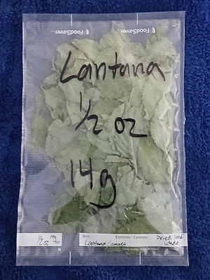 Hojas secas orgánicas de Lantana Camara Foto 1 de 2