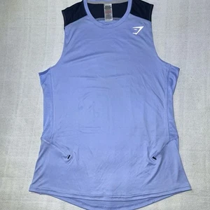 Gymshark Men’s Speed Evolve Slim Fit Tank Top Training Shirt Size Medium - Picture 1 of 8