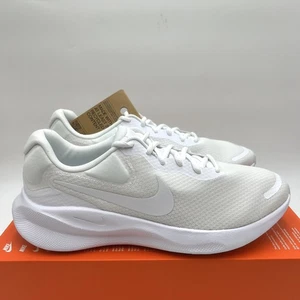 Nike Revolution 7 Sneaker UK8 EU42,5 Weiß Damen Straßenlaufschuhe Sport  - Bild 1 von 15