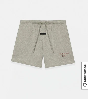 ESSENTIALS FEAR OF GOD FLEECE 足球短裤 — 第 1/3 张图片