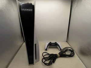 Sony PS5 Original Disc CFI-1115A + weißer Controller & HDMI/AV Kabel (TDY029800) - Bild 1 von 12