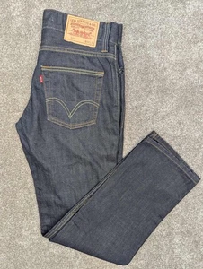 Pantalones de mezclilla Levi's 511 para hombre W32 L30 índigo oscuro calce ajustado recto cremallera - Imagen 1 de 8