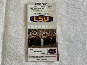 11.10.03 Florida Gators @ LSU Champion Year NCAA Football Ticket Stub - Bild 1 von 2