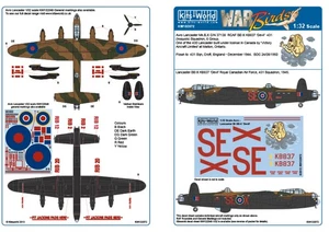 Kits-World decals 1/32 Avro Lancaster B.I/III Devil for HK Models - 132072 - Picture 1 of 2