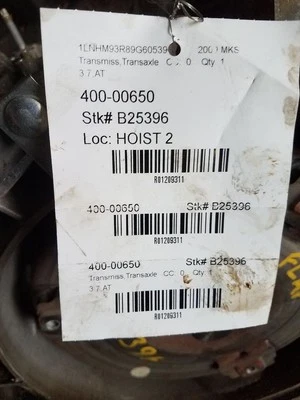 Transmisión automática 3,7 L compatible con Lincoln MKX 1209311 2009 Foto 1 de 4