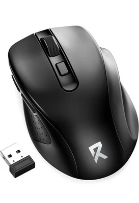 working wireless mouse, Battery Powered Ergonomic Design, 4000 DPI, Wireless   - Image 1 of 4