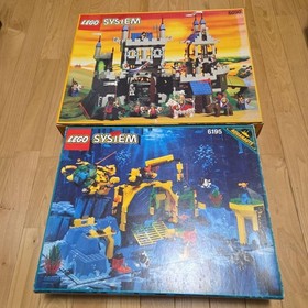 Aquazone Castle 6090 6195 LEGO OLD Set Lot Pirates 6079 Dark Forest Fortress