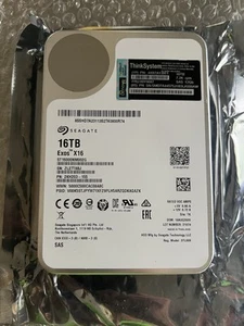 Seagate ST16000NM002G EXOS X16 16TB 7200RPM 256MB Cache 3.5” - Afbeelding 1 van 1