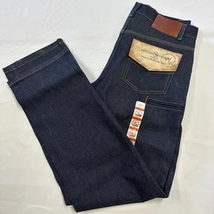 Western Welder Jeans Original Fit Cotton Denim Dark Wash Mens Size 32x32 New - Picture 1 of 6