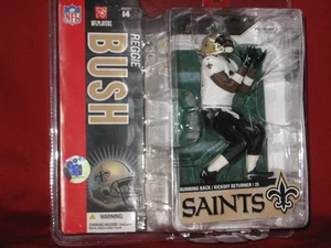 Reggie Bush 2006 McFarlane Football Figure Series 14 NO Saints White NIB - Picture 1 of 2