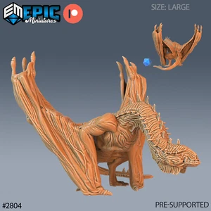 6K Resin 32mm Epic Miniatures Cave Wyvern (Large) for D&D, Role-Play - Picture 1 of 1