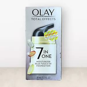 Olay Total Effects Anti-aging Daily Moisturizer Touch of Foundation 1.7 Fl Oz - Picture 1 of 5