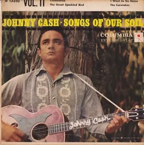 Johnny Cash Songs Of Our Soil Vol. II 7" EP Folk world Country - Picture 1 of 1