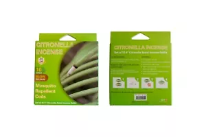 5 packs of Mosquito Repellent Incense Coils with metal hanging burner - 10x4" - Picture 1 of 2