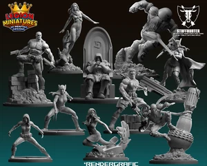 Marvel Heroes 07/24 - Legion Miniatures FAN ART (Marvel Crisis geeignet) - Bild 1 von 40