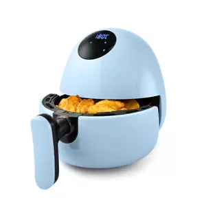 Blue 1.4L Compact & Stylish Mini Air Fryer with LED Touch Display Free Shipping - Picture 1 of 10